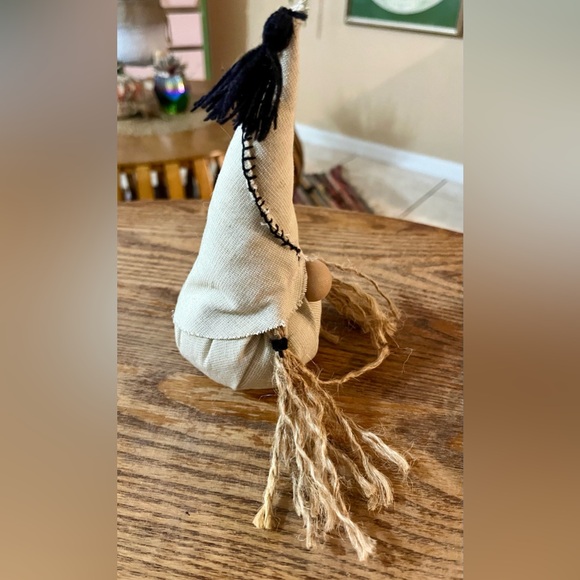 OOAK Handmade Girl Gnome Rustic Farmhouse Fall Decor - Picture 3 of 4